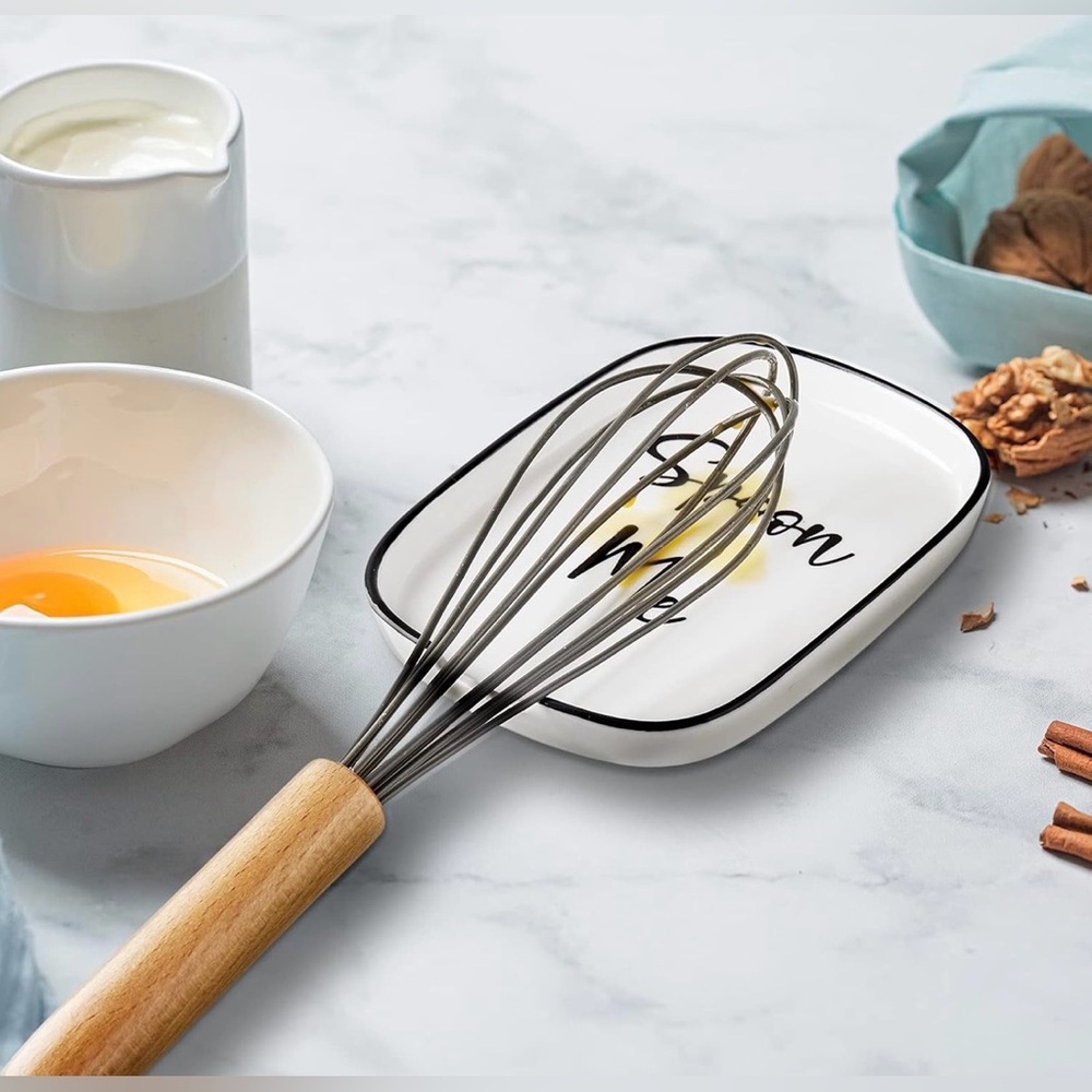 Ceramic Spoon Rest for Stove Top, Large Spoon Holder for Kitchen Counter - New - Picture 6 of 6